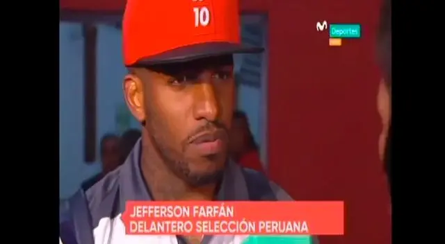 Farfán compartió sus impresiones tras el triunfo de Perú con Escocia por 2-0, en el cual anotó un gol. Foto: Captura Farfán compartió sus impresiones tras el triunfo de Perú con Escocia por 2-0, en el cual anotó un gol. Foto: Captura