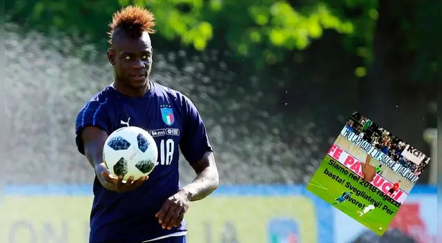 Mario Balotelli vuelve a sufrir actos racistas en un estadio de fútbol.