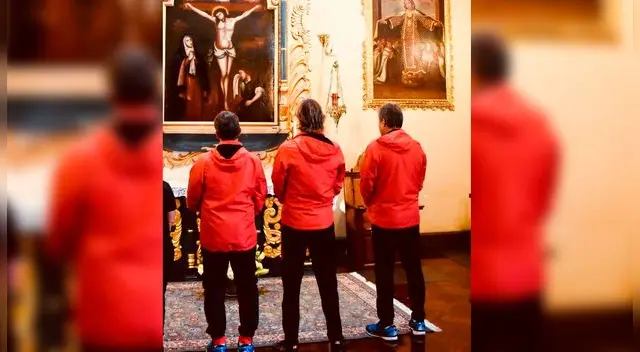 Perú vs. Escocia: Ricardo Gareca y su comando técnico visitaron la iglesia Perú vs. Escocia: Ricardo Gareca y su comando técnico visitaron la iglesia