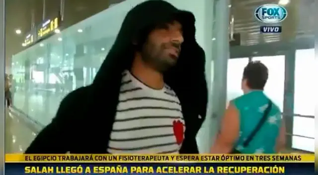 Mohamed Salah llegó a España para acelerar su recuperación y llegar al Mundial Mohamed Salah llegó a España para acelerar su recuperación y llegar al Mundial