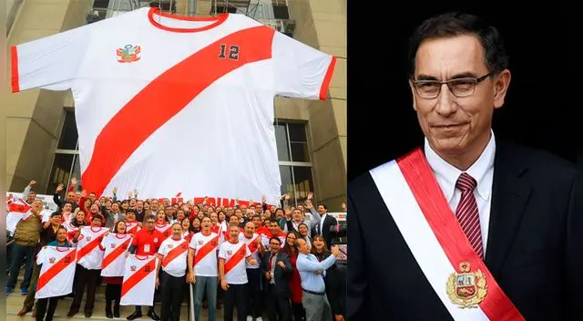 Martín Vizcarra respaldó a la Selección Peruana de Fútbol.