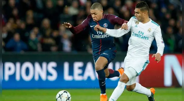 Casemiro enfrenta a Mbappé en un PSG-Real Madrid Casemiro enfrenta a Mbappé en un PSG-Real Madrid