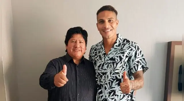 Edwin Oviedo y Paolo Guerrero se quedaron en Suiza hasta agotar todas las armas para que el 'Depredador' juegue el Mundial. Foto: FPF Edwin Oviedo y Paolo Guerrero se quedaron en Suiza hasta agotar todas las armas para que el 'Depredador' juegue el Mundial. Foto: FPF