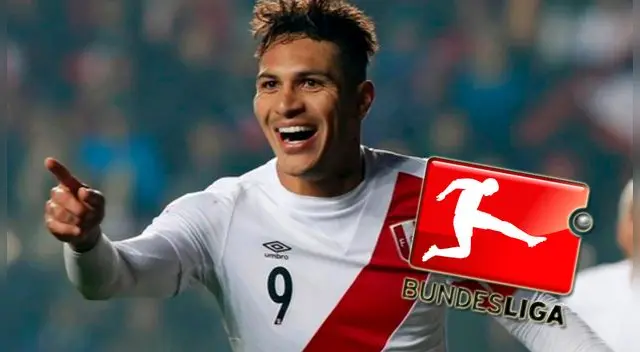 Paolo Guerrero fue homenajeado por la Bundesliga tras conocerse su presencia en el Mundial. Foto: EFE