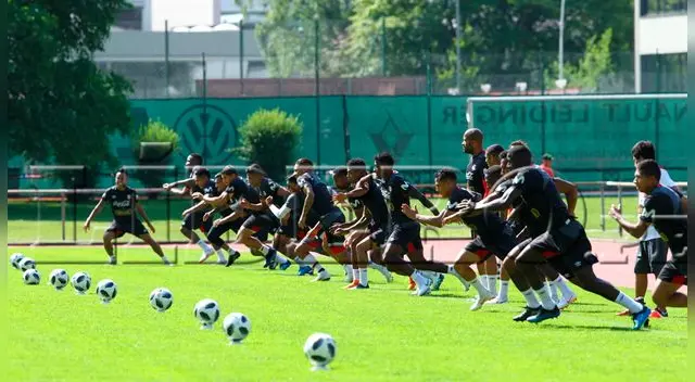 La Selección Peruana cumplió su segundo día de entrenamientos en Austria. Foto: Hugo Díaz / Líbero
