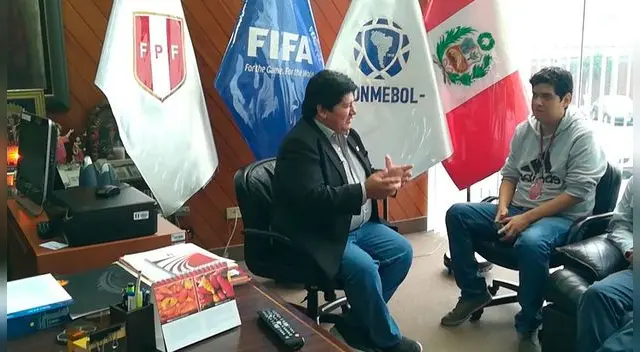 Edwin Oviedo entrevistado por "La República".