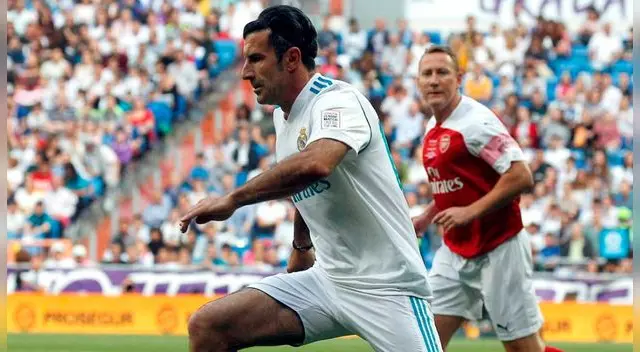 Luís Figo jugó en el Real Madrid entre 2000 y 2005. Luís Figo jugó en el Real Madrid entre 2000 y 2005.