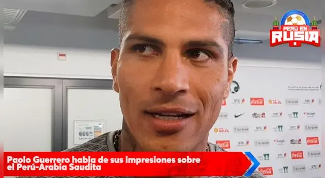 Paolo Guerrero habló sobre sus dos goles en el Perú vs. Arabia Saudita. Paolo Guerrero habló sobre sus dos goles en el Perú vs. Arabia Saudita.