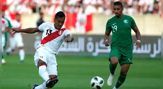 Renato Tapia fue elegido el mejor de la Selección Peruana frente a Arabia Saudita para la TV árabe.