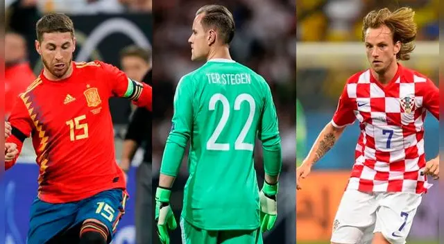 Ramos, Ter Stegen y Rakitic apuntan a brillar con sus respectivas selecciones.