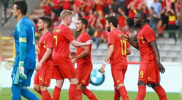 Bélgica venció 3-0 a Egipto en amistoso previo al Mundial Rusia 2018