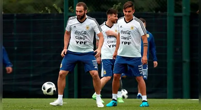 Gonzalo Higuaín concentrando en Argentina para el Mundial de Rusia. Gonzalo Higuaín concentrando en Argentina para el Mundial de Rusia.