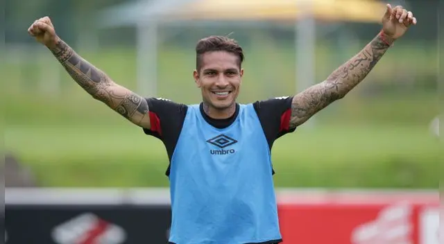 Paolo Guerrero, durante un entrenamiento de la Selección Peruana. Paolo Guerrero, durante un entrenamiento de la Selección Peruana.