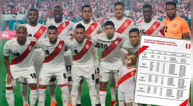 La Selección Peruana tendrá un agotador itinerario durante el Mundial. Fuente: FPF La Selección Peruana tendrá un agotador itinerario durante el Mundial. Fuente: FPF