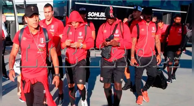 Fox Sports informó así el día que llegó Perú a Gotemburgo
