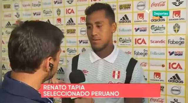 Renato Tapia habló sobre el empate entre Perú y Suecia Renato Tapia habló sobre el empate entre Perú y Suecia