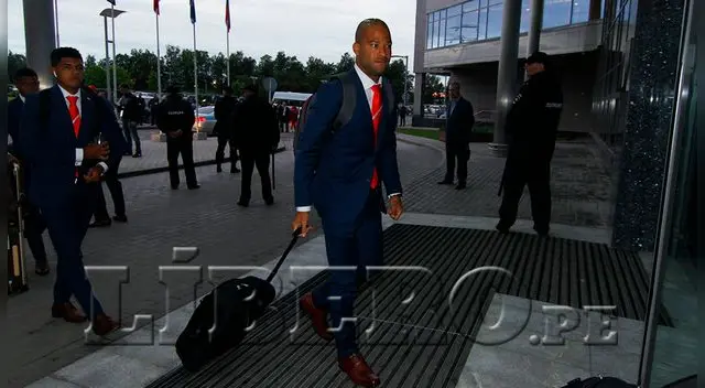 La selección peruana llegó al hotel Sheraton Sheremetyevo de Moscú y Libero captutó las mejores imagenes. Foto: Hugo Díaz La selección peruana llegó al hotel Sheraton Sheremetyevo de Moscú y Libero captutó las mejores imagenes. Foto: Hugo Díaz