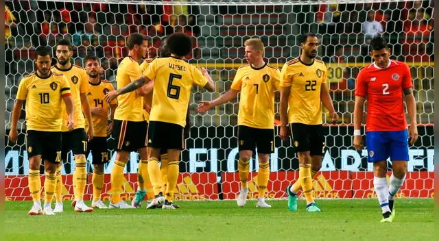 Bélgica venció 4-1 a Costa Rica en amistoso internacional previo al Mundial Rusia 2018