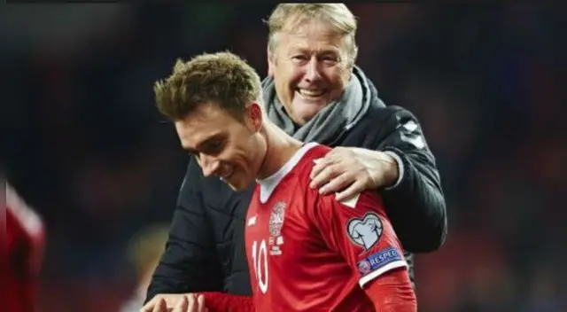 Age Hareide confía en las habilidades de Eriksen para el duelo entre Perú y Dinamarca. Foto: Agencias