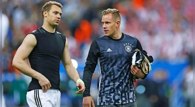 Neuer le ganó la titularidad a Ter Stegen en el Mundial de Rusia. Neuer le ganó la titularidad a Ter Stegen en el Mundial de Rusia.