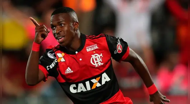 Vinicius Jr suma 10 anotaciones con la casaquilla del Flamengo en la presente campaña 2018. Vinicius Jr suma 10 anotaciones con la casaquilla del Flamengo en la presente campaña 2018.