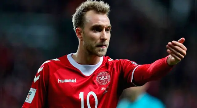 Christian Eriksen mediocampista de Dinamarca será un duro rival para la 'bicolor'.