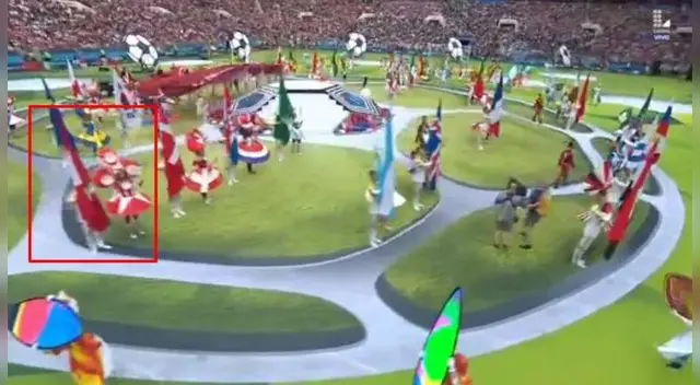 Se vivió una gran fiesta en el estadio Olímpico Luzhnikí. Foto: Captura