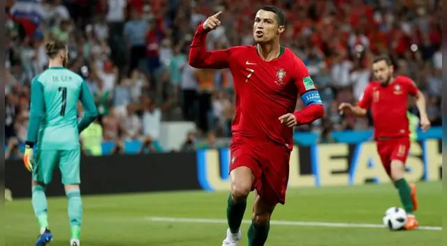Cristiano Ronaldo marcó con un potente zurdazo.