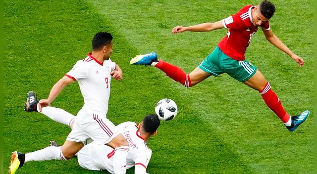 Marruecos empata 0-0 con Irán. Marruecos empata 0-0 con Irán.