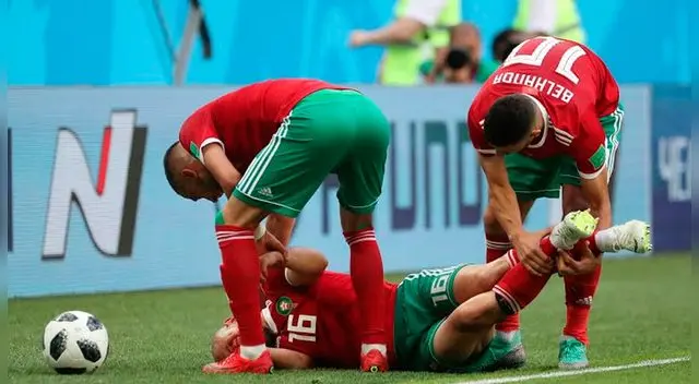 El terrible golpe que sufrió Nordin Amrabat | vídeo El terrible golpe que sufrió Nordin Amrabat | vídeo