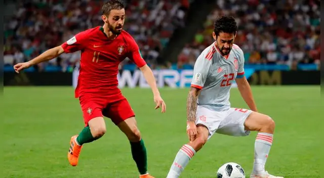 España vs. Portugal con Cristiano Ronaldo En VIVO por Mundial Rusia 2018 | En Directo | ONLINE | vía Latina | DirecTV . Foto: EFE España vs. Portugal con Cristiano Ronaldo En VIVO por Mundial Rusia 2018 | En Directo | ONLINE | vía Latina | DirecTV . Foto: EFE