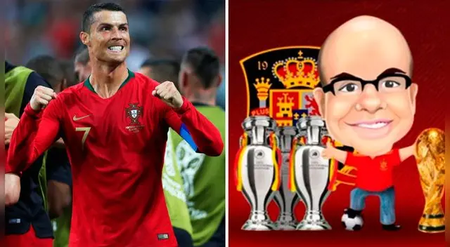 España vs. Portugal | Rusia 2018: Mr. Chip se rinde ante el tremendo Hat-trick de Cristiano Ronaldo España vs. Portugal | Rusia 2018: Mr. Chip se rinde ante el tremendo Hat-trick de Cristiano Ronaldo