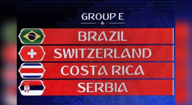 Así marcha la tabla de posiciones del Grupo E de Rusia 2018. Así marcha la tabla de posiciones del Grupo E de Rusia 2018.