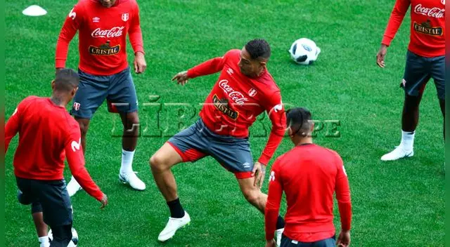 Hugo Díaz. La selección peruana completó un nuevo entrenamiento en Moscú, esta vez de cara al partido con Francia.