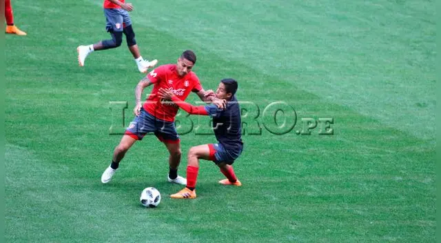 La Selección Peruana realiza su entrenamiento en Moscú. Foto: GLR