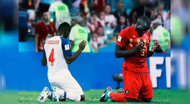 Romelu Lukaku anotó dos goles para la selección de Bélgica. 