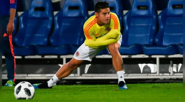 James Rodríguez es duda para el debut contra Japón.