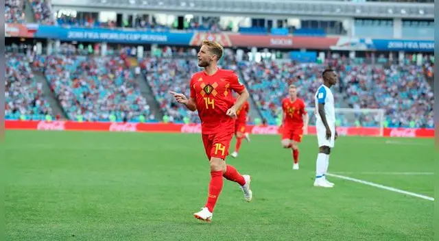 El 'golazo' de Mertens adelantó en el marcador a los 'belgas' | Video El 'golazo' de Mertens adelantó en el marcador a los 'belgas' | Video
