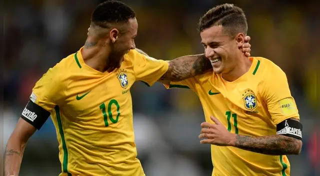 Coutinho y Neymar son grandes amigos dentro y fuera del 'verde'. Coutinho y Neymar son grandes amigos dentro y fuera del 'verde'.