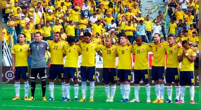 Colombia vs Japón: Elenco 'cafetero' se emociona con himno nacional Colombia vs Japón: Elenco 'cafetero' se emociona con himno nacional