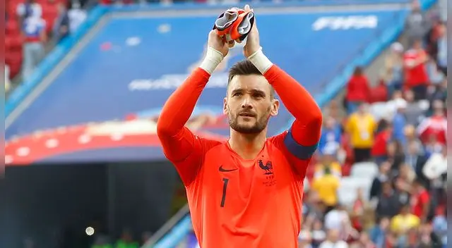 Hugo Lloris celebra el triunfo de Francia ante Australia. Hugo Lloris celebra el triunfo de Francia ante Australia.