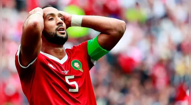 Mehdi Benatia desperdició una clara opción de gol para Marruecos. Foto: EFE Mehdi Benatia desperdició una clara opción de gol para Marruecos. Foto: EFE