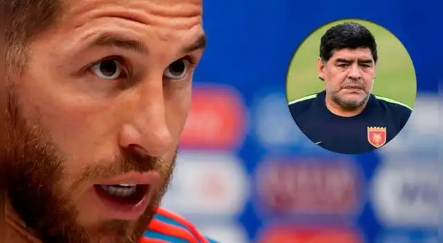 Ramos no se guardó nada y disparó contra Diego Armando Maradona. Ramos no se guardó nada y disparó contra Diego Armando Maradona.