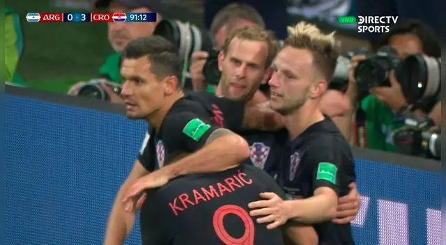 Ivan Rakitic celebra su gol ante Argentina Ivan Rakitic celebra su gol ante Argentina