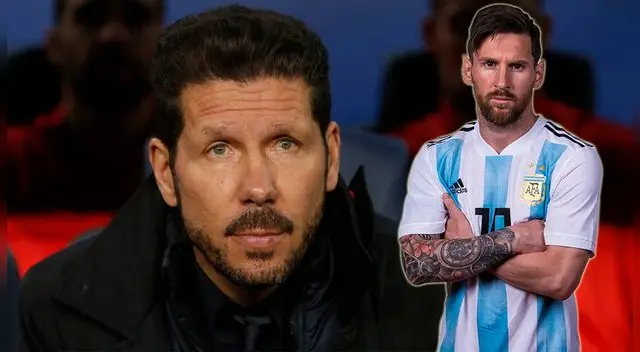 Se filtró audio de Simeone cuestionando a Messi tras el papelón ante Croacia