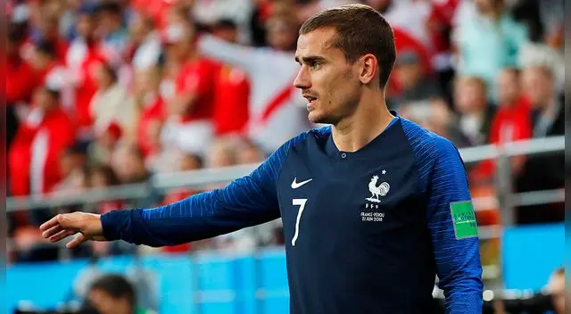 Antoine Griezmann, durante el Perú vs. Francia en Ekaterimburgo.