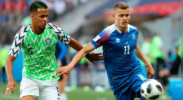 Islandia y Nigeria se fueron al descanso sin hacerse daño. Foto: EFE Islandia y Nigeria se fueron al descanso sin hacerse daño. Foto: EFE