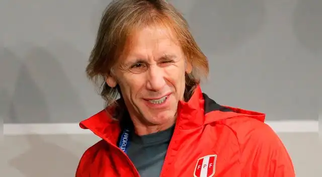 Ricardo Gareca, durante una conferencia en el Mundial Rusia 2018.