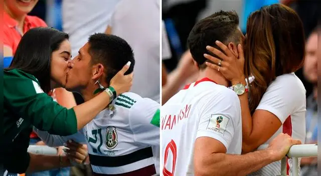 México vs. Corea | Rusia 2018 | Jugador mexicano imito a Robert Lewandoski al besar a su novia luego de finalizar el encuentro México vs. Corea | Rusia 2018 | Jugador mexicano imito a Robert Lewandoski al besar a su novia luego de finalizar el encuentro