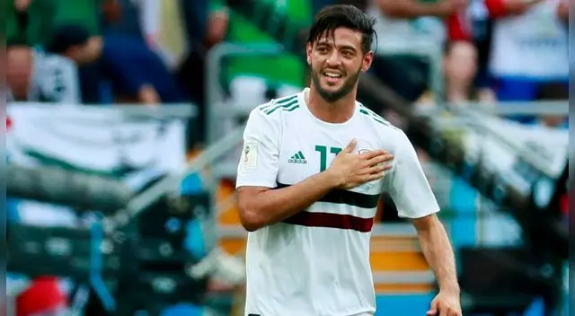 Carlos Vela anotó el 1-0 de México frente a Corea del Sur en el Grupo F del Mundial Rusia 2018. Foto: Captura